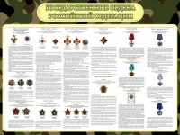 Стенд "Государственные ордена РФ" - fgospostavki.ru - Белово