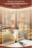 Стенд "Виды анализа художественного текста" - fgospostavki.ru - Белово