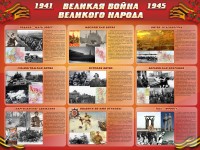 Стенд "Великая война Великого народа" Вариант 1 (9 блоков) - fgospostavki.ru - Белово