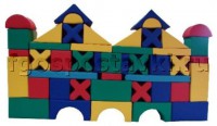 Мягкий модуль-конструктор "Замок" (46 элементов) - fgospostavki.ru - Белово