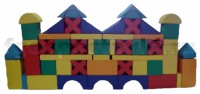Мягкий модуль-конструктор "Замок" (52 элемента) - fgospostavki.ru - Белово