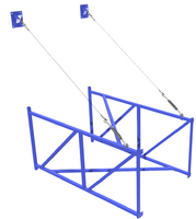 Ферма баскетбольная вынос 2 метра для щита из оргстекла 1,8х.1,05 метра - fgospostavki.ru - Белово