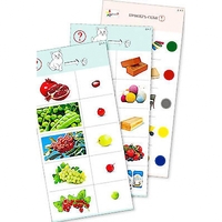 Комплект из 10 карточек "Обучающий калейдоскоп для ДО. Познание. Части и целое" - fgospostavki.ru - Белово