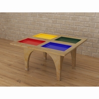 Игровой стол для занятий сенсорной интеграцией 4 цвета - fgospostavki.ru - Белово