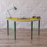 Стол растущий на регулируемых ножках «Половинка» - fgospostavki.ru - Белово