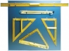 Комплект линеек для школьной доски + доска крепежная (для хранения) - fgospostavki.ru - Белово