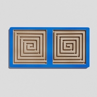 Такт-панель «Синий лабиринт № 3» - fgospostavki.ru - Белово