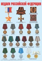 Комплект плакатов "Ордена и медали Российской Федерации" - fgospostavki.ru - Белово