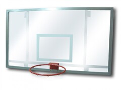 Щит баскетбольный игровой, поликарбонат (1800х1200 миллиметров) - fgospostavki.ru - Белово