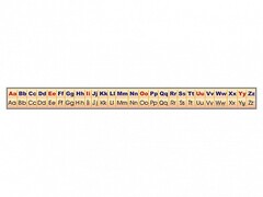Стенд-лента "Алфавит" (английский язык) - fgospostavki.ru - Белово
