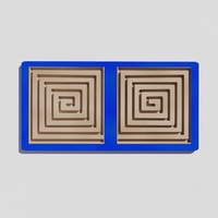 Такт-панель «Синий лабиринт № 4» - fgospostavki.ru - Белово