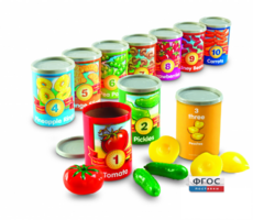 Набор для счета от 1 до 10 "Консервы" - fgospostavki.ru - Белово