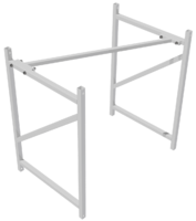 Ферма баскетбольная для щита из оргстекла (1,2х0,9 метра), вынос 0,5 метра - fgospostavki.ru - Белово