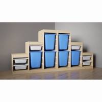 Стеллаж «Голубые облака» - fgospostavki.ru - Белово