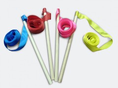 Лента атласная на деревянной палочке (0,5 метра) - fgospostavki.ru - Белово