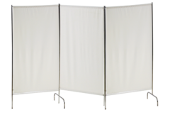 Ширма медицинская из нержавеющей стали без колес 3 секции - fgospostavki.ru - Белово