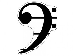 Набор магнитных карточек "Басовый ключ "фа" (3 штуки) - fgospostavki.ru - Белово