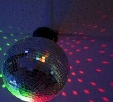 Зеркальный шар с мотором (для работы требуется источник света) - fgospostavki.ru - Белово