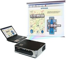 Диск с электронными плакатами, презентациями (электронный учебник) по черчению 52 темы - fgospostavki.ru - Белово