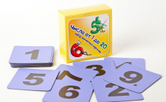 Набор магнитных карточек "Числа от 1 до 20" (фон фиолетовый) - fgospostavki.ru - Белово