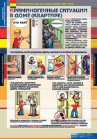 Комплект таблиц. ОБЖ. Поведение в криминогенных ситуациях. - fgospostavki.ru - Белово