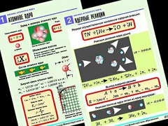Комплект таблиц "Физика атомного ядра" (10 таблиц, формат А1, ламинированные) - fgospostavki.ru - Белово