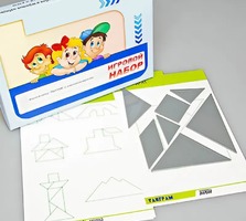 Игровой набор "Танграм" (с комплектом карточек) - fgospostavki.ru - Белово