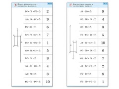 Комплект карточек (10) "Обучающий калейдоскоп. Сложение и вычитание в пределах 10" - fgospostavki.ru - Белово