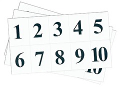 Набор цифр от 1 до 10 (для начальной школы) - fgospostavki.ru - Белово