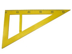 Угольник классный пластмассовый (30 и 60 градусов ) - fgospostavki.ru - Белово