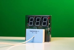 Датчик температуры с независимой индикацией (термометр демонстрационный) - fgospostavki.ru - Белово
