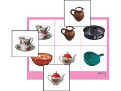 Логопедическое лото "Посуда" (4 планшета, 24 карточки, цветное, ламинированное) - fgospostavki.ru - Белово