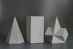 Набор гипсовых геометрических тел (15 штук) - fgospostavki.ru - Белово