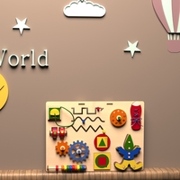 Бизиборд «Весёлые игры» - fgospostavki.ru - Белово