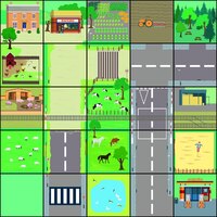 Тематическое поле-маршрутизатор «Ферма» для мини-робота Bee-Bot/Blue-Bot - fgospostavki.ru - Белово