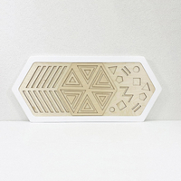 Декоративная тактильная панель - «Рельефные многоугольные формы» - fgospostavki.ru - Белово