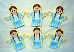 Набор рукавичек "Эмоции (девочки)" 6 штук - fgospostavki.ru - Белово