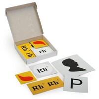 Модель-аппликация "Наследование резус-фактора" (набор из 19 карт) - fgospostavki.ru - Белово