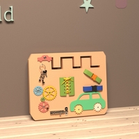 Бизиборд «Мои машинки» - fgospostavki.ru - Белово