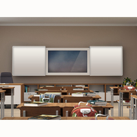 «Фибоначчи» - Интерактивная раздвижная доска с магнитно-маркерной поверхностью - fgospostavki.ru - Белово