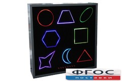 Интерактивная панель «Цветные фигуры 8» (вариант 3) - fgospostavki.ru - Белово