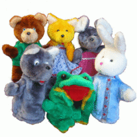 Набор перчаточных кукол "Теремок" - fgospostavki.ru - Белово