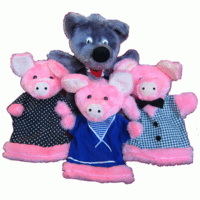 Набор перчаточных кукол "Три поросенка" - fgospostavki.ru - Белово