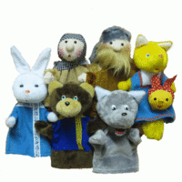 Набор перчаточных кукол "Колобок" - fgospostavki.ru - Белово