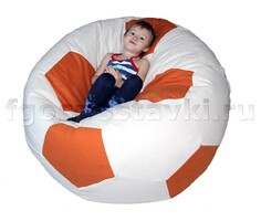 Кресло "Футбольный мяч" с гранулами с чехлом из жаккарда - fgospostavki.ru - Белово