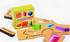 Набор магнитных карточек "Геометрические фигуры и тела" - fgospostavki.ru - Белово