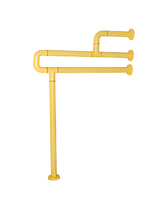 Поручень напольно-настенный с антибактериальным покрытием (желтый) - fgospostavki.ru - Белово