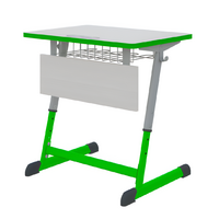Парта NOMAD одноместная регулируемая по высоте с антивандальной кромкой - fgospostavki.ru - Белово