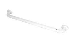 Поручень прямой с антибактериальным покрытием (белый) - fgospostavki.ru - Белово