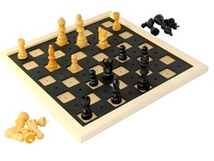Шахматы тактильные (34х34 см) - fgospostavki.ru - Белово